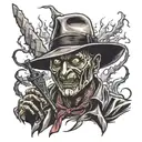 Freddy Krueger tattoo design idea
