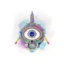 Third Eye tattoo design idea