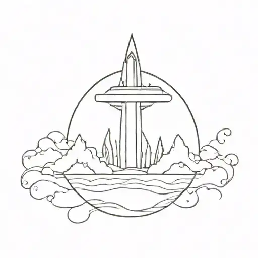 ATLANTIS tattoo design idea