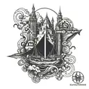 ATLANTIS tattoo design idea