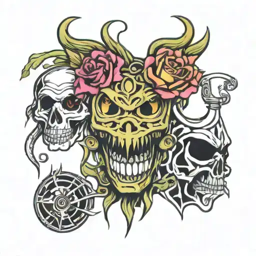 blink 182 tattoo design idea