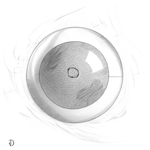 eight ball tattoo design idea