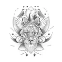 Tattoo idea including the following: boxing, Africa violets, canasta playing cards and fishing  tattoo design idea