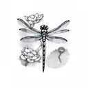 Dragonfly tattoo design idea