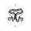 three headed snake tattoo design idea