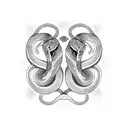 three headed snake tattoo design idea