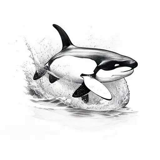 orca tattoo design idea