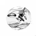 orca tattoo design idea