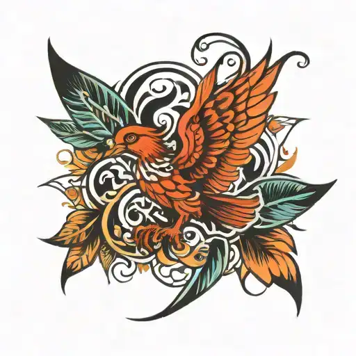 free spirit to power tattoo design idea