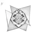 the word dimple tattoo design idea