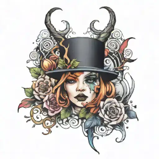 Imagine the magic that might be under the madness tattoo design idea