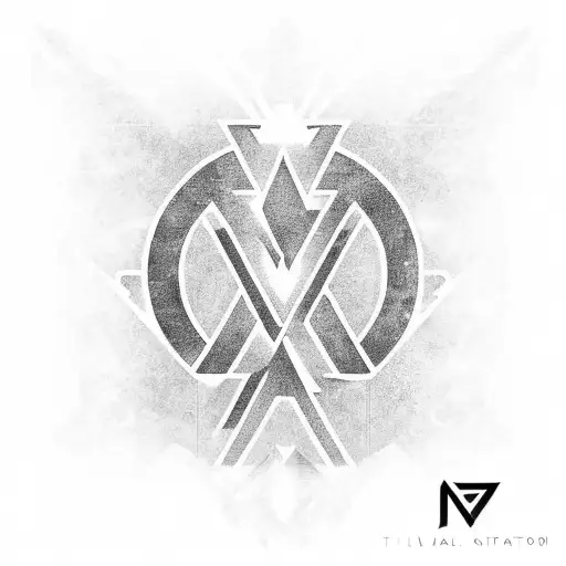 N7 symbol from Mass Effect tattoo design idea
