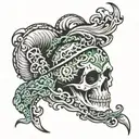outer banks n roll tattoo design idea