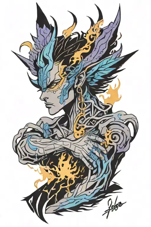 solo leveling tattoo design idea