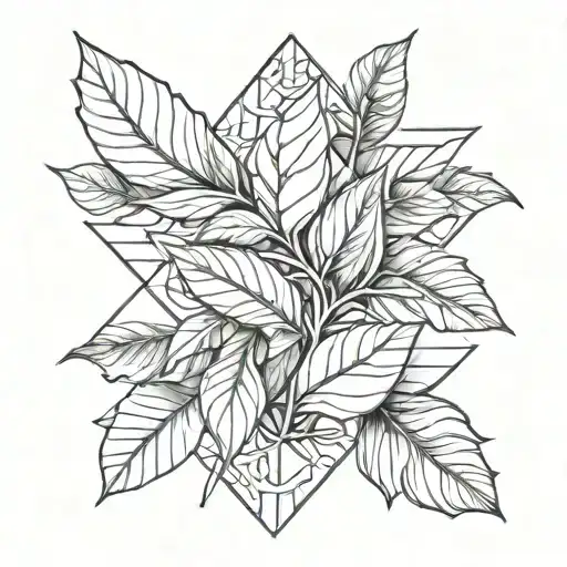 bay Leafes tattoo design idea