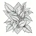 bay Leafes tattoo design idea