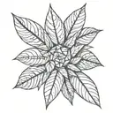 bay Leafes tattoo design idea
