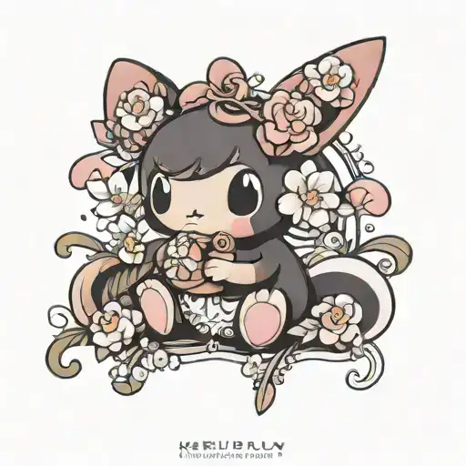my melody tattoo design idea