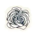 skull rose animal remix tattoo design idea