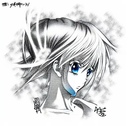 Anime tattoo design idea