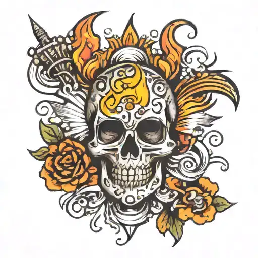 burn burn burn by Zach Bryan  tattoo design idea