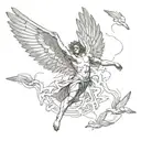 Icarus Ascending Forms tattoo design idea