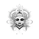 Lune, Soleil tattoo design idea
