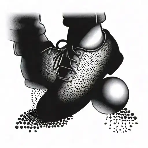 walking on my shoes depeche mode music tattoo design idea