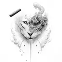 alone tattoo design idea