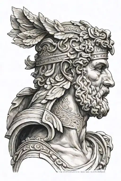 ancient greece  tattoo design idea