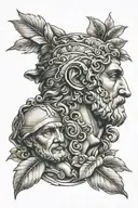 ancient greece  tattoo design idea