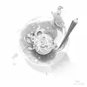 self love tattoo design idea