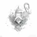 self love tattoo design idea