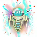 cyber tattoo design idea