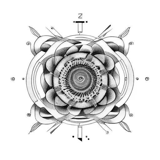 Fibonacci sequence tattoo design idea