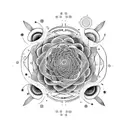 Fibonacci sequence, spirals, golden ratio, vibrant colours, japanese style tattoo design idea