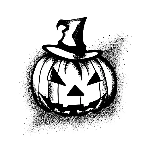 joyeux Halloween  tattoo design idea