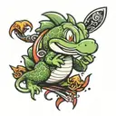 yoshi tattoo design idea