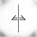 simple Arrow with gemini logo tattoo design idea