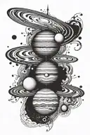 Jupiter tattoo design idea