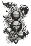 Jupiter tattoo design idea