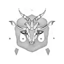 capricorn and sagittarius mix tattoo design idea