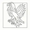 Polish Eagle tattoo design idea