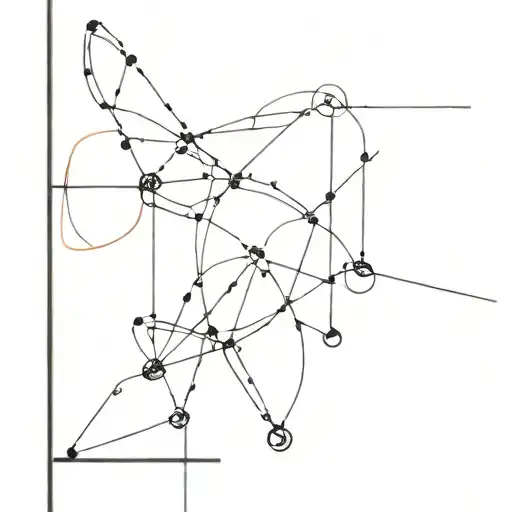 Alex calder mobile sculptures emphasising sense of balance and equilibrium tattoo design idea