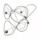 Alex calder mobile sculptures emphasising sense of balance and equilibrium tattoo design idea