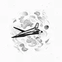 space shuttle tattoo design idea