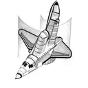 space shuttle tattoo design idea