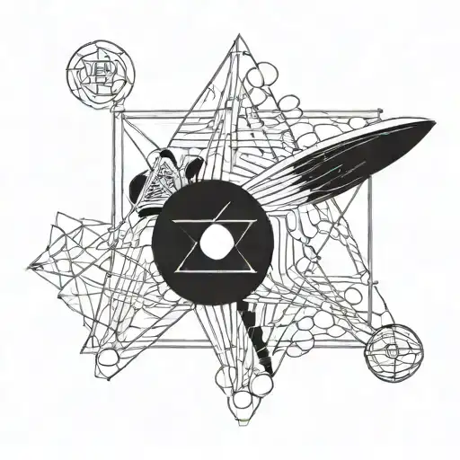 led zeppelin music outdoors hope maths geometry tattoo design idea