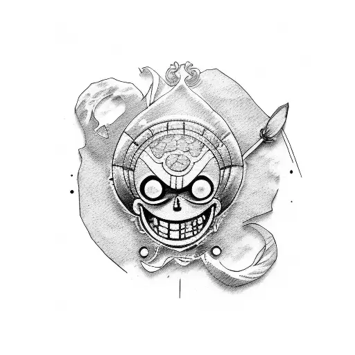 luffy tattoo design idea