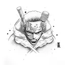 zoro tattoo design idea